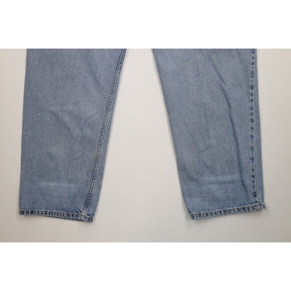 Vintage Y2K 2003 Levis 550 Mens 42x30 Distressed Relaxed Fit Denim Jeans Blue - Picture 14 of 16